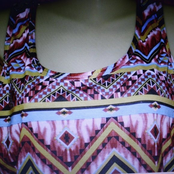 Bobbie Brooks Women's Colorful Sleeveless Dress Size M - Picture 2 of 4